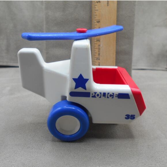 Vintage 1988 My First Tonka Police Helicopter #309 Preschool Toy - Picture 6 of 7